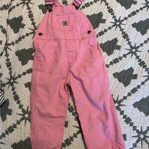 Carhartt Toddler Overalls in Pink